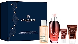 Духи, Парфюмерия, косметика Набор - Lancaster 365 Skin Repair Set (cleans/30ml + serum/50ml + cr/15ml + eye/serum/3ml)