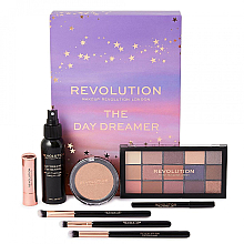 Парфумерія, косметика Набір - Makeup Revolution The Day Dreamer (eye/palette/16.5g + highl/6.5g + fix/sprey/100ml + lipstick/3.5g + eye/pen/1.2g + brush/3)