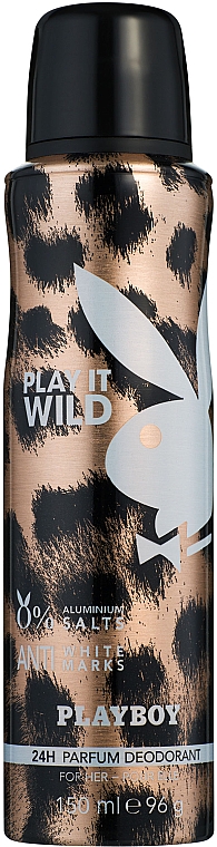 Playboy Play It Wild For Her - Дезодорант — фото N1