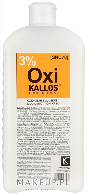 Окислительная эмульсия 3% - Kallos Cosmetics Oxi Oxidation Emulsion With Parfum — фото N3