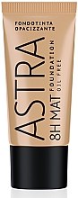 Духи, Парфюмерия, косметика Матовая тональная основа без масла - Astra Make-Up Mat Foundation 8h oil Free