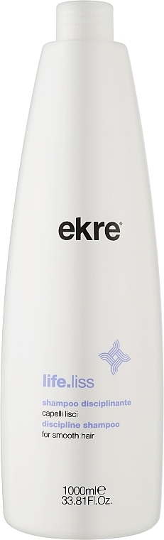 УЦІНКА Шампунь для гладкості волосся - Ekre Life.Liss Discipline Shampoo Smooth Hair * — фото N2