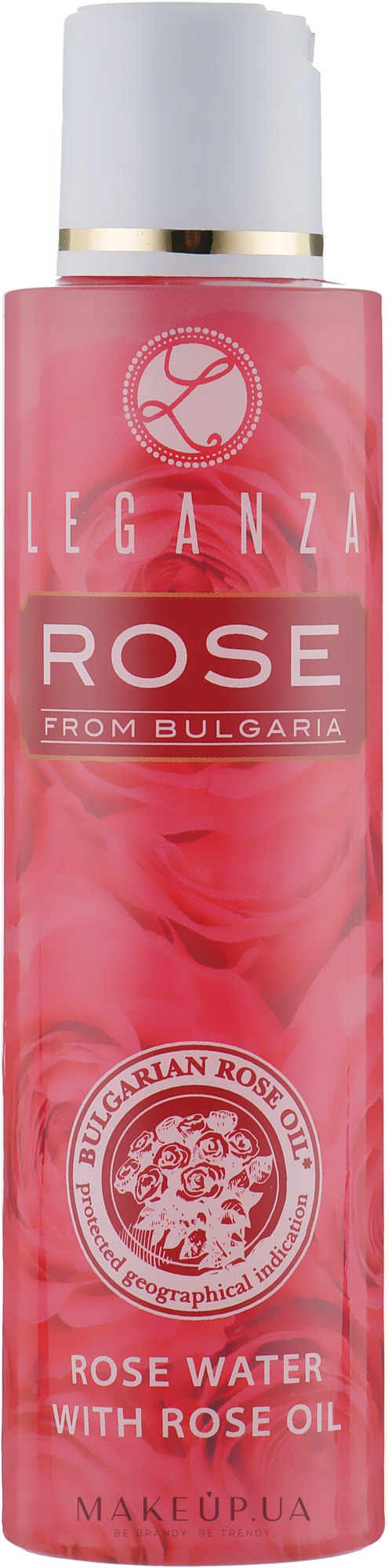 Рожева вода з рожевим маслом - Leganza Rose Water With Rose Oil — фото 135ml