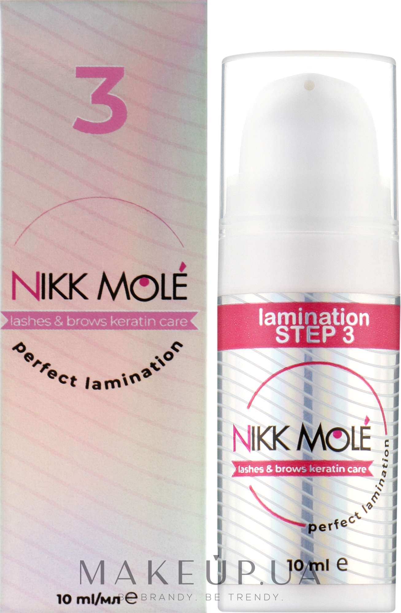 Професійний засіб для ламінування вій і брів - Nikk Mole Perfect Lamination Step 3 — фото 10ml