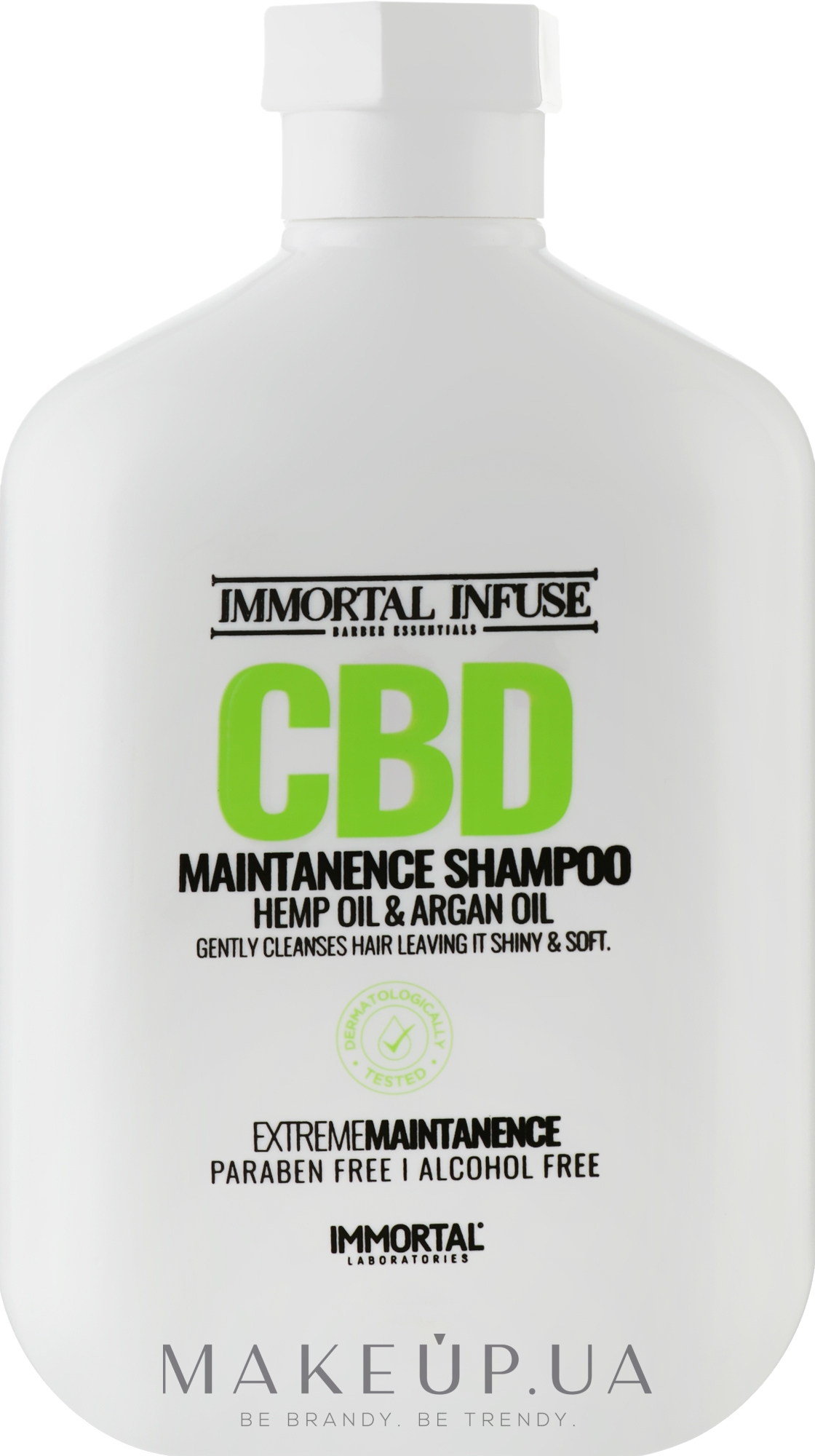 Шампунь для відновлення пошкодженого волосся - Immortal Infuse CBD Repair Shampoo — фото 500ml