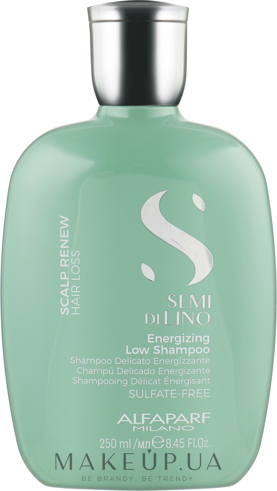 Шампунь відновлювальний для зміцнення волосся - Alfaparf Semi Di Lino Scalp Renew Energizing Low Shampoo — фото 250ml