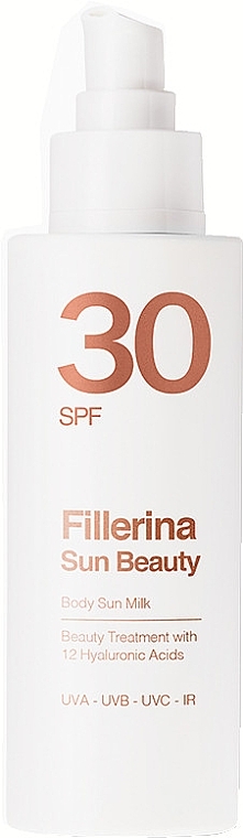 Солнцезащитное молочко для тела - Fillerina Sun Beauty Body Sun Milk SPF30 — фото N1