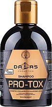 Шампунь з кератином, колагеном і гіалуроновою кислотою - Dallas Pro-Tox Shampoo — фото N3