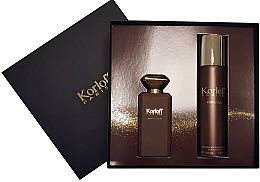 Духи, Парфюмерия, косметика Korloff Paris Royal Oud - Набор (edp/88ml + deo/spray/150ml)