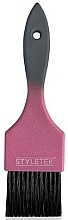 Пензель для фарбування волосся, рожевий - StyleTek — фото N1