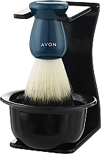 Набор - Avon Men Barber Shop (stand/1 + bowl/1 + brush/1) — фото N1
