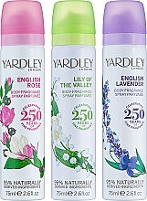 Yardley English Rose - Набір (deo/3*75ml) — фото N2