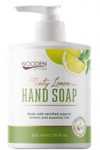 Жидкое мыло «Мятный лимон» - Wooden Spoon Minty Lemon Hand Soap — фото N1