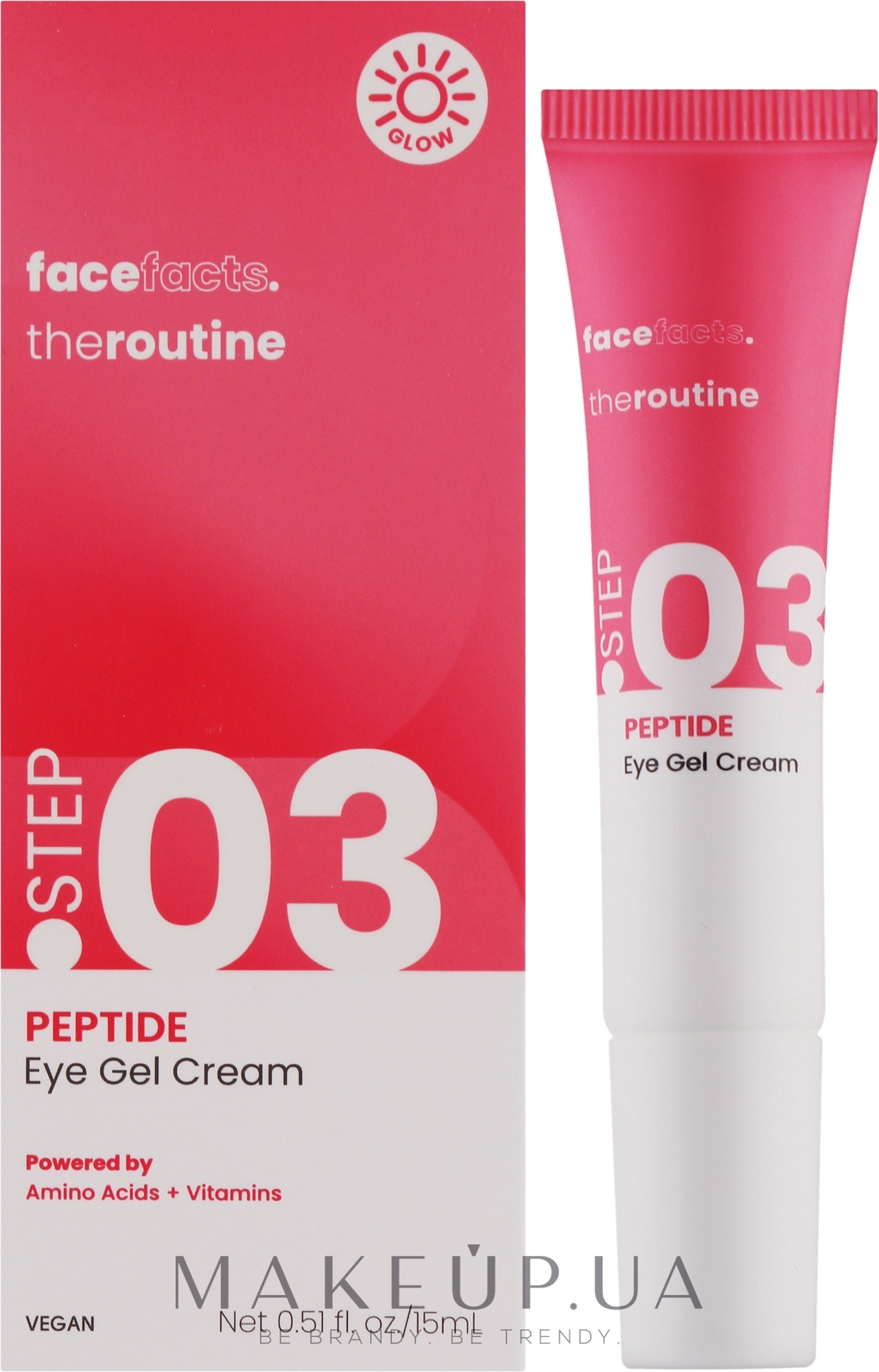 Крем-гель для кожи вокруг глаз с пептидами - Face Facts The Routine Step.03 Peptide Eye Gel Cream — фото 15ml