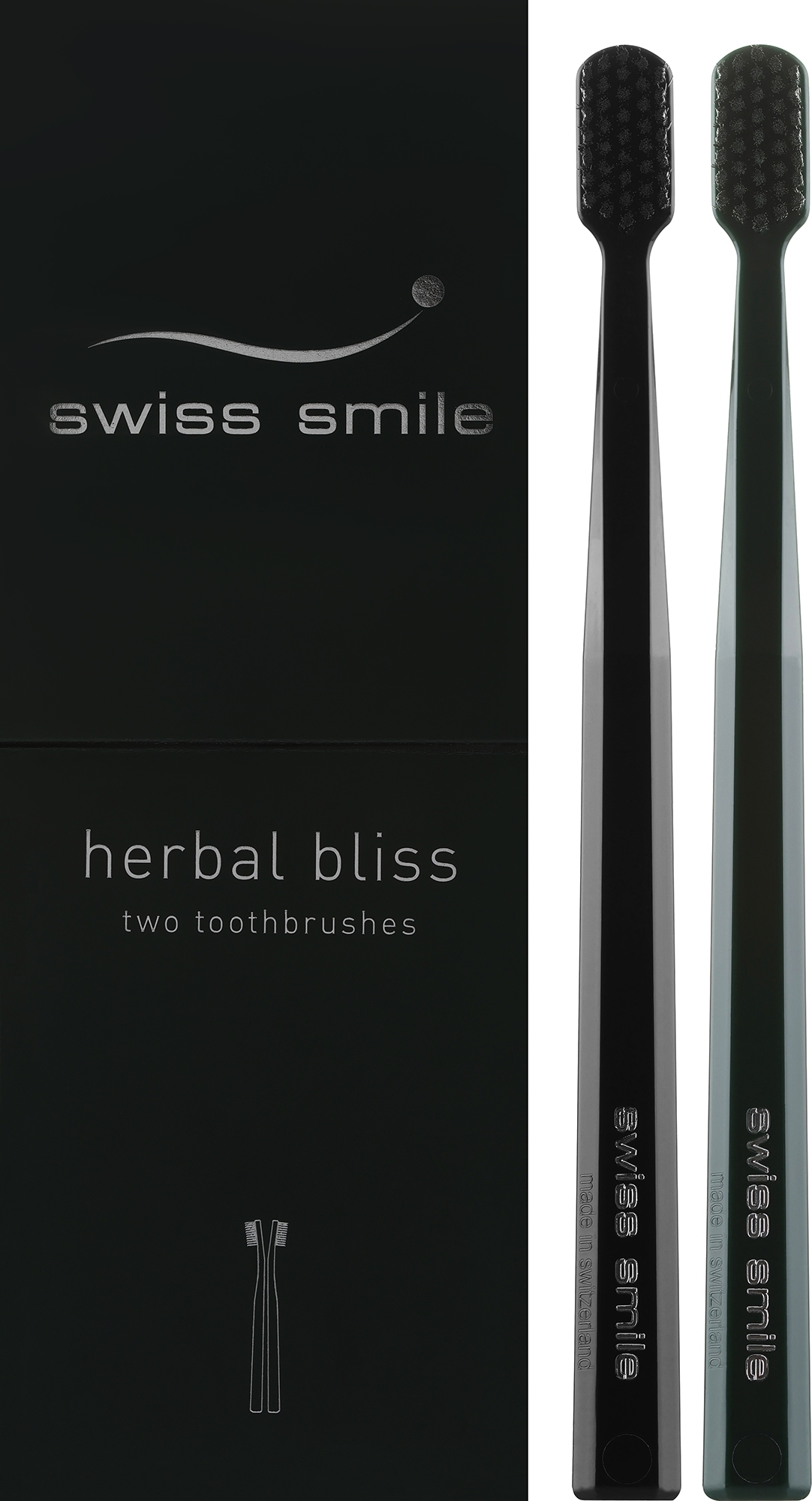 Чувствительная мягкая зубная щетка - Swiss Smile Herbal Bliss Two Toothbrushes — фото 2шт