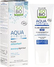 Духи, Парфюмерия, косметика Ночной флюид для лица - So'Bio Etic Aqua Energie Detoxifying Night Fluid