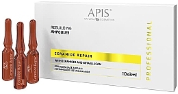 Відновлювальні ампули з керамідами та бета-глюканом - APIS Professional Ceramide Repair Rebuilding Ampoules — фото N1