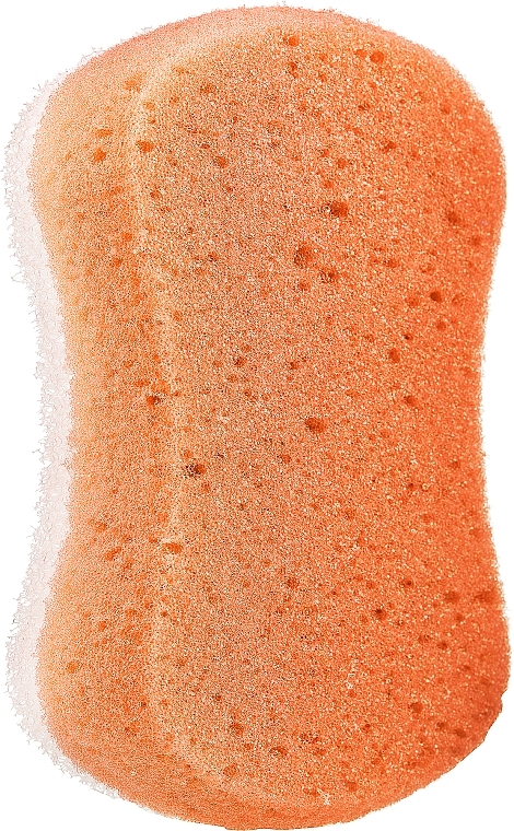 Губка массажная для тела "XXL", оранжевая - Grosik Camellia Bath Sponge — фото N1