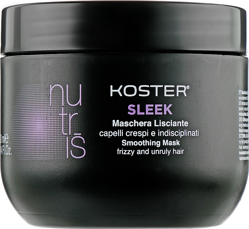 Маска для кучерявого й неслухняного волосся - Koster Nutris Sleek Mask — фото N1