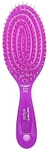 Щетка для распутывания волос, фиолетовая - Beter Small Elipsi High Tech Pins Detangling Brush — фото N1
