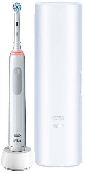 Електрична зубна щітка, біла - Oral-B Pro 3 3500 — фото N1