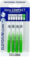 Щетка межзубная, зеленая, 4 шт. - Elgydium Clinic Brushes Mono Compact Green 2,2mm — фото N2