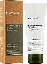 УЦЕНКА Очищающая пенка для проблемной кожи - Mary & May Houttuynia Cordata+Tea Tree Cleansing Foam * — фото N2