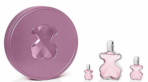 Tous LoveMe The Silver Parfum - Набор (edp/90ml + edp/4.5ml + edp/15ml) — фото N1