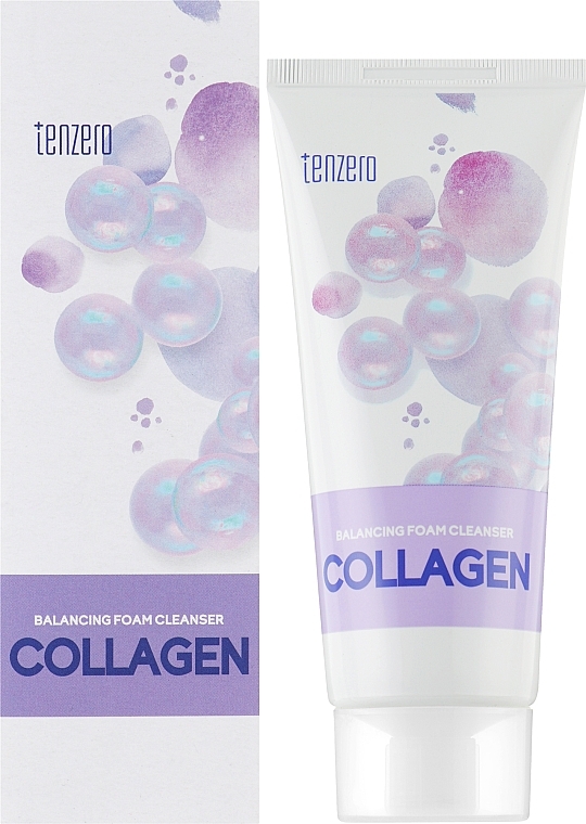 Балансувальна пінка для вмивання з колагеном - Tenzero Balancing Foam Cleanser Collagen — фото N2