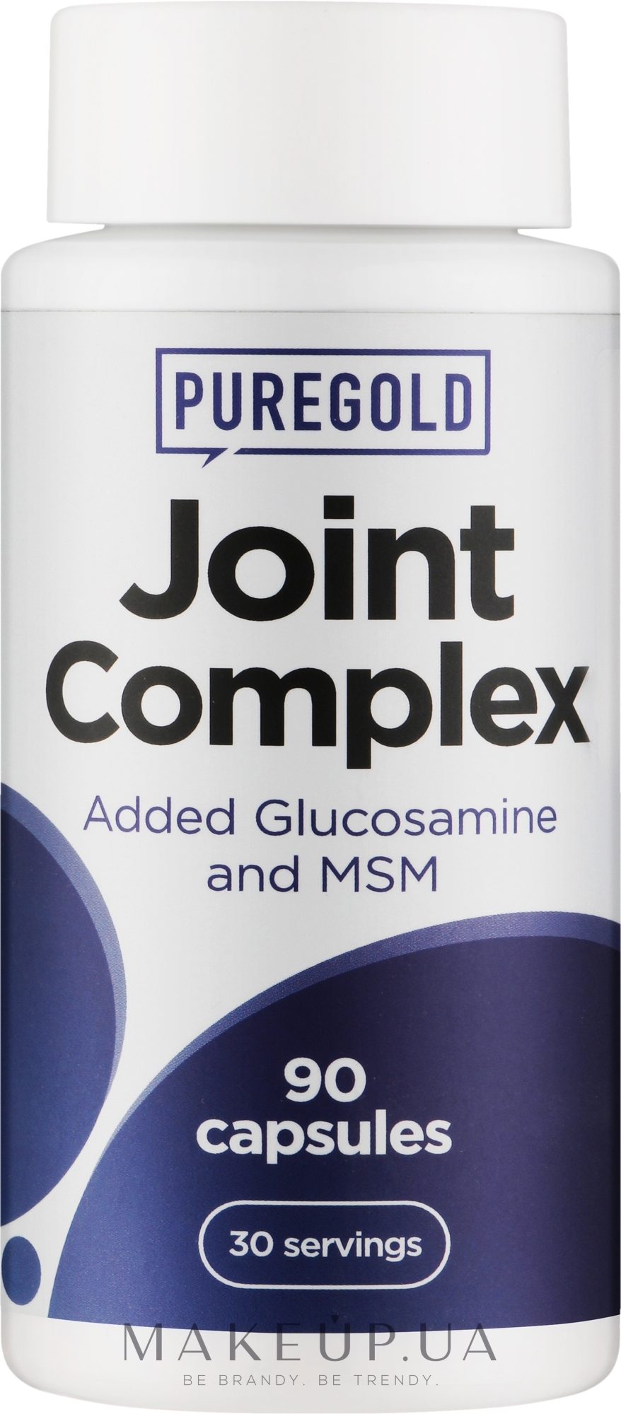 Комплекс витаминов и минералов для укрепления хрящевой ткани, в капсулах - PureGold Joint Complex — фото 90шт