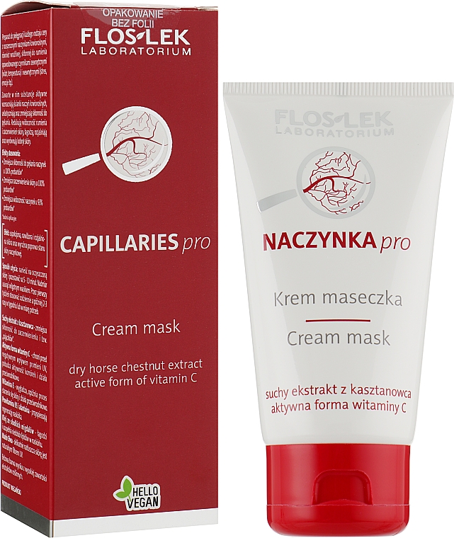 Крем-маска для обличчя - FlosLek Dilated Capillaries Cream Mask — фото N2