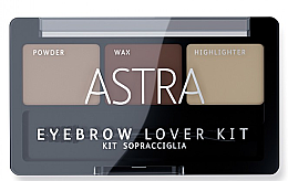 Духи, Парфюмерия, косметика Набор теней для бровей - Astra Make-up Eyebrow Lover Kit