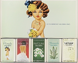 Подарунковий комплект мила - Valobra Primula Gift Box (soap/5x45g) — фото N2