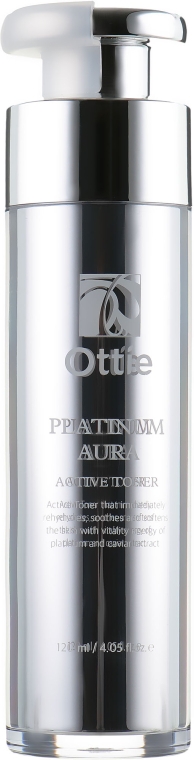 Антивозрастной тонер "Роскошь Платины" - Ottie Platinum Aura Active Toner — фото N2