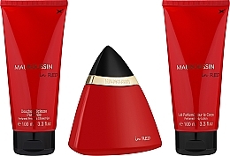 Mauboussin In Red - Набор (edp/100ml + sh/gel/100ml + b/milk/100ml + pouch) — фото N3
