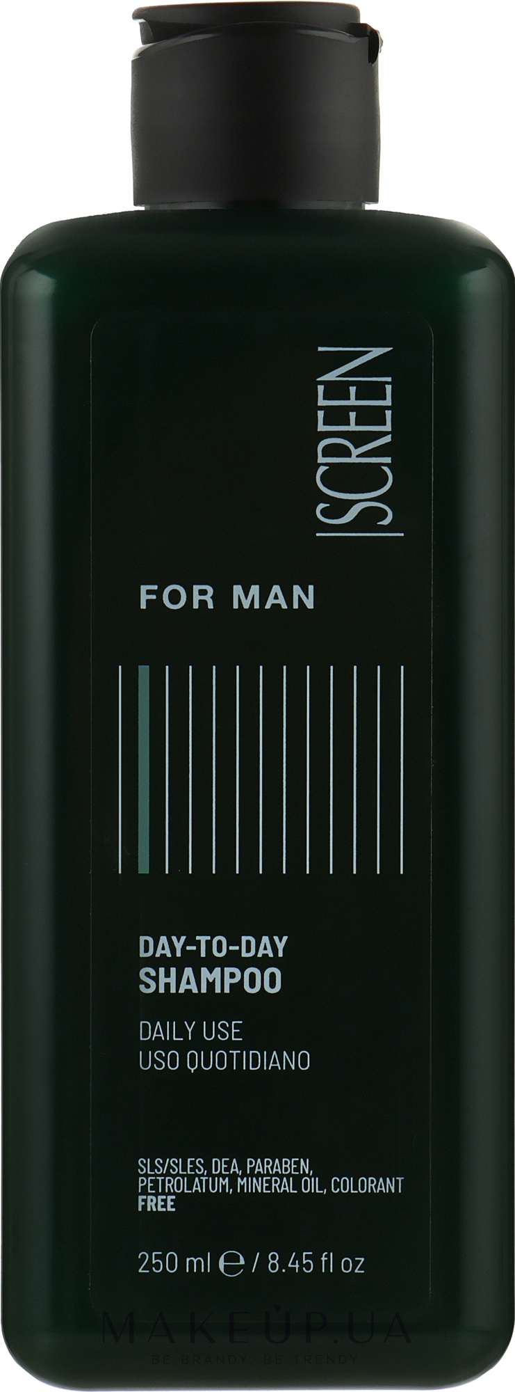 Мужской шампунь для волос, для ежедневного использования - Screen For Man Day-To-Day Shampoo  — фото 250ml