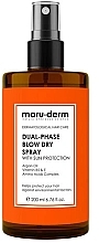 Двофазна термозахисна вода для волосся - Maruderm Cosmetics Dual-Phase Blow Dry Spray — фото N1
