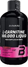 Жидкий жиросжигатель L-карнитин "Яблоко", 500 мг - BiotechUSA L-Carnitine Liquid — фото N1