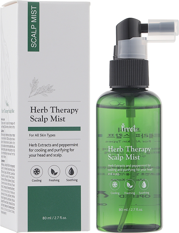 Міст для догляду за шкірою голови - Prreti Herb Therapy Scalp Mist — фото N1