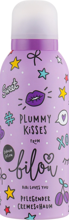 Лосьон-пенка для тела - Bilou Plummy Kisses Cream Foam