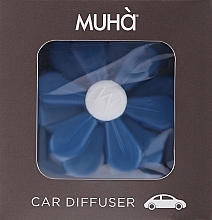 Автомобільний ароматизатор - Muha Car Flower Blue Artemisia & Cardamomo — фото N2
