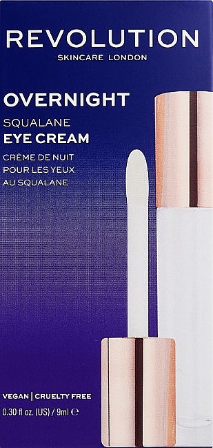 Крем для очей зі скваланом - Revolution Skincare Overnight Squalane Eye Cream — фото N3