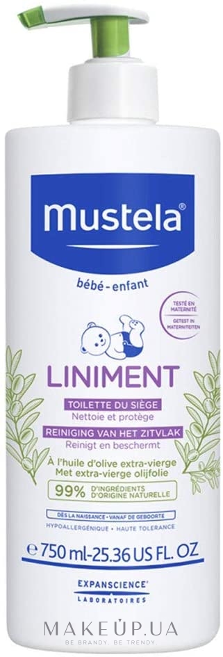 Линимент для младенцев - Mustela Bebe Liniment — фото 750ml