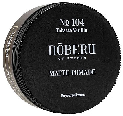Матовая помада для волос - Noberu Of Sweden No 104 Tobacco Vanilla Matte Pomade — фото N1