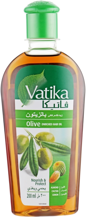 Масло для волос оливковое - Dabur Vatika Olive Hair Oil — фото N1