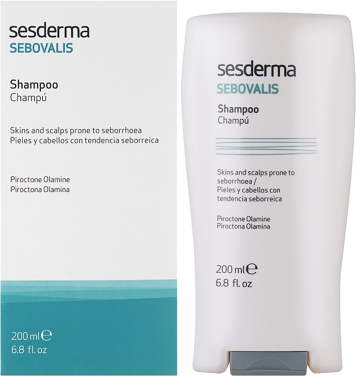 Шампунь против перхоти - SesDerma Laboratories Sebovalis FTherapeutic Shampoo — фото N2