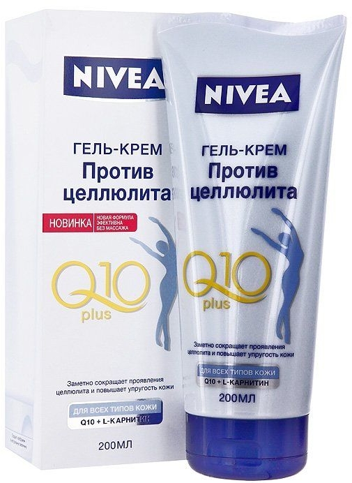 Крем-гель подтягивающий "Против целлюлита" Q10plus для всех типов кожи - NIVEA Q10 PLUS Firming Anti-Cellulite Body Gel-Cream — фото N5