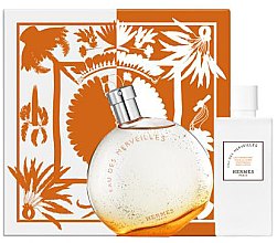 Духи, Парфюмерия, косметика Hermes Eau Des Merveilles - Набор (edt/100ml + b/lot/80ml)