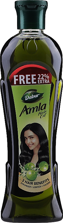 Масло для волос "Амла" с увлажняющими и питательными свойствами - Dabur Amla Hair Oil — фото N1