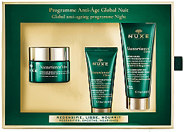 Парфумерія, косметика Набір - Nuxe Nuxuriance Ultra Global Anti-Ageing Programme Night (f/cr/50ml + b/cr/30ml + h/cr/75ml)